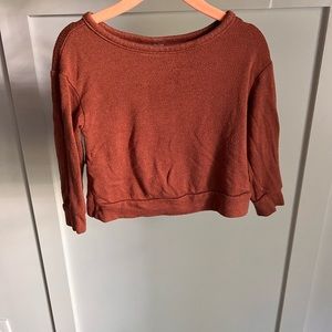 Gap Baby Long Sleeve Shirt Rust